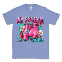 Colony Blue Breast Cancer My Grandma Is A Fighter Classic Tee - Artiststas