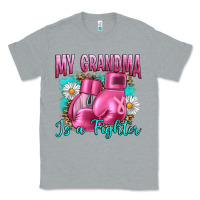 Heather Grey Breast Cancer My Grandma Is A Fighter Classic Tee - Artiststas