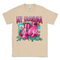 Mushroom Breast Cancer My Grandma Is A Fighter Classic Tee - Artiststas