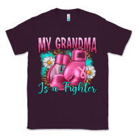 Plum Breast Cancer My Grandma Is A Fighter Classic Tee - Artiststas