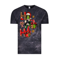Cloud Black ho ho ho afro gnomes Vintage Tee - FaDigitalArtStudio