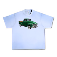 Grape Ice western green truck right 34 view 1 Urban Heavy Tee - FaDigitalArtStudio