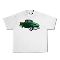 Lunar Rock western green truck right 34 view 1 Urban Heavy Tee - FaDigitalArtStudio