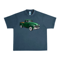 Western Green Truck Right 34 View 1 Urban Heavy Tee | Teevron