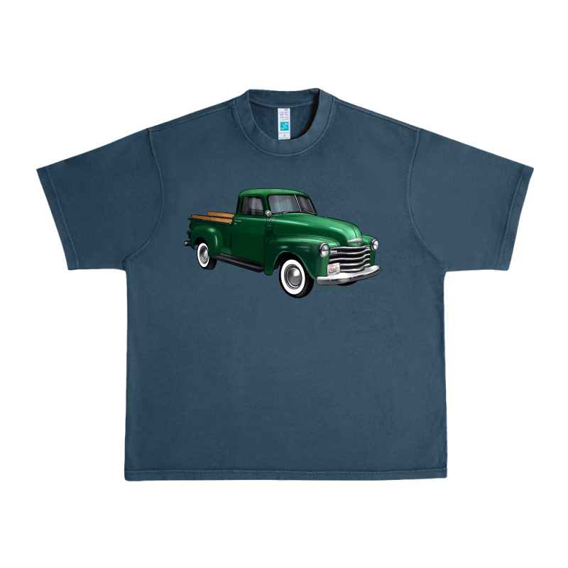 Western Green Truck Right 34 View 1 Urban Heavy Tee by FaDigitalArtStudio | Teevron