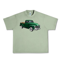 Oil Green western green truck right 34 view 1 Urban Heavy Tee - FaDigitalArtStudio