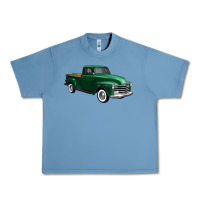 Pebble Blue western green truck right 34 view 1 Urban Heavy Tee - FaDigitalArtStudio