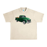 Sandshell western green truck right 34 view 1 Urban Heavy Tee - FaDigitalArtStudio