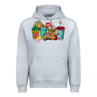 Heather Grey school bus driver coffee cups Urban Hoodie - NancyCooperArtShop