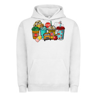 Pigment Lunar Rock school bus driver coffee cups Urban Hoodie - NancyCooperArtShop