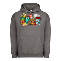 Pigment Tornado school bus driver coffee cups Urban Hoodie - NancyCooperArtShop
