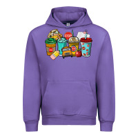 Tulip school bus driver coffee cups Urban Hoodie - NancyCooperArtShop