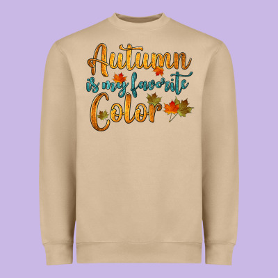 Autumn Is My Favorite Color Heavyweight Sweatshirt Designed By Hra Design Shop