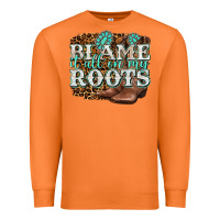 Carrot blame it all on my roots Premium Sweatshirt - NancyCooperArtShop