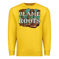 Lemon blame it all on my roots Premium Sweatshirt - NancyCooperArtShop