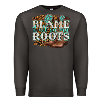 Smoke blame it all on my roots Premium Sweatshirt - NancyCooperArtShop