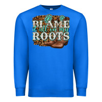 True Royal blame it all on my roots Premium Sweatshirt - NancyCooperArtShop