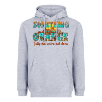 Heather Grey something in the orange tells me were not done Heavyweight Hoodie - NancyCooperArtShop