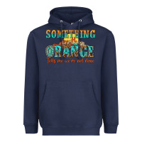 Navy something in the orange tells me were not done Heavyweight Hoodie - NancyCooperArtShop
