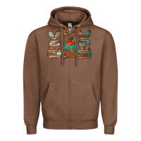 Chestnut western easter bunnies Zipper Hoodie - Jasminsmagicworld