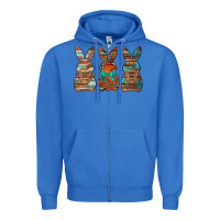 True Royal western easter bunnies Zipper Hoodie - Jasminsmagicworld