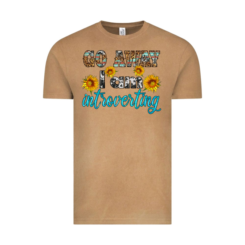Go Away I Am Introvering Vintage Tee by HRA Design Shop | Teevron