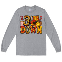 Heather Grey three up three down softball Long Sleeve Tee - Jasminsmagicworld