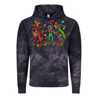 Cloud Black mexican skeletons Vintage Hoodie - Zillion Design Studio