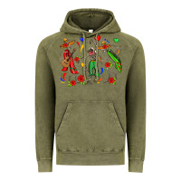 Vintage Olive mexican skeletons Vintage Hoodie - Zillion Design Studio
