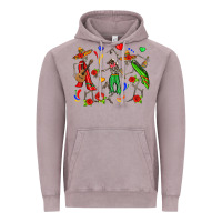 Vintage Zinc mexican skeletons Vintage Hoodie - Zillion Design Studio