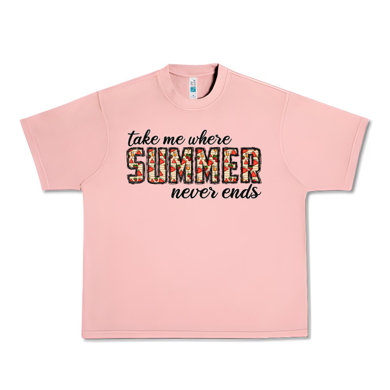 Take Me Where Summer Never Ends Urban Heavy Tee by CowhideDigitalArt | Teevron