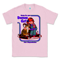 Bubblegum Pink Caring For Your Demon Cat Tshirt Classic Tee - Bettercallsaul