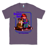 Lavender Caring For Your Demon Cat Tshirt Classic Tee - Bettercallsaul