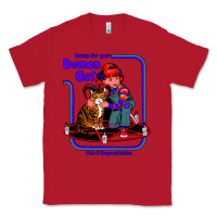 Red Caring For Your Demon Cat Tshirt Classic Tee - Bettercallsaul
