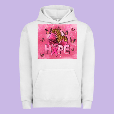 Hope Cancer Nails Urban Hoodie Designed By Nancycooperartshop