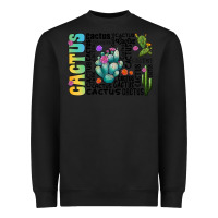 Black cactus Heavyweight Sweatshirt - CowhideDigitalArt