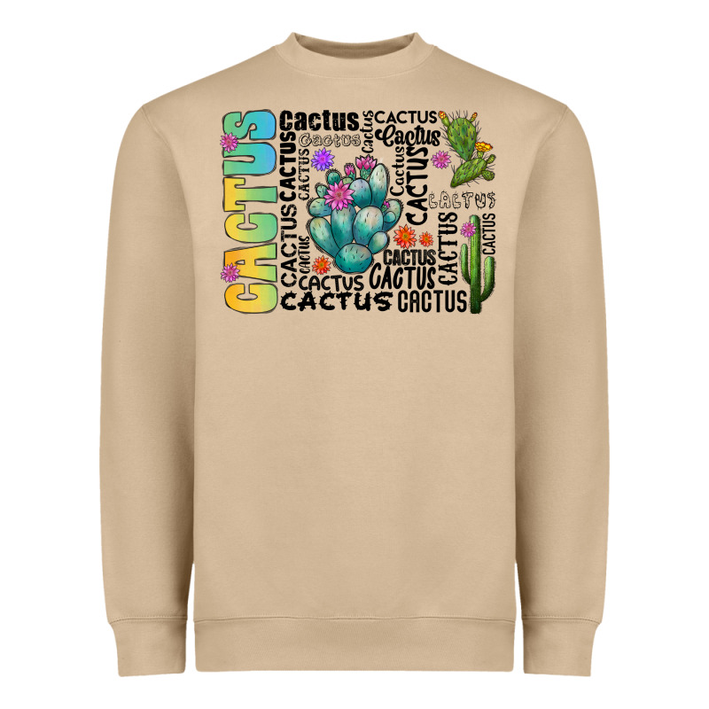 Cactus Heavyweight Sweatshirt by CowhideDigitalArt | Teevron