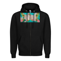 Black western floral  license plate template Zipper Hoodie - BarkalooDesign