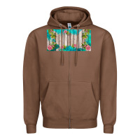 Chestnut western floral  license plate template Zipper Hoodie - BarkalooDesign