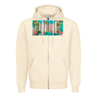 Sandshell western floral  license plate template Zipper Hoodie - BarkalooDesign