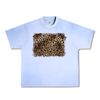 Grape Ice handdrawn leopard pattern brown Urban Heavy Tee - BarkalooDesign
