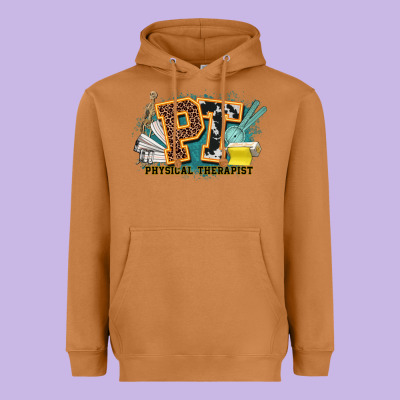 Pt Physical Therapist Western Heavyweight Hoodie Designed By Nancycooperartshop