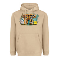 Mushroom pt physical therapist western Heavyweight Hoodie - NancyCooperArtShop