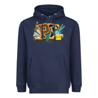 Navy pt physical therapist western Heavyweight Hoodie - NancyCooperArtShop