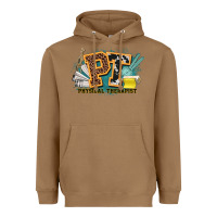 Toasted Coconut pt physical therapist western Heavyweight Hoodie - NancyCooperArtShop
