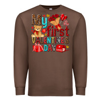 Chestnut my first valentines day Premium Sweatshirt - NancyCooperArtShop