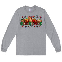 Heather Grey western christmas gifts Long Sleeve Tee - AdoDesignShop