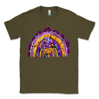Army Green witchy gnome rainbow Classic Tee - BundleAndBundleShop