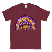 Burgundy witchy gnome rainbow Classic Tee - BundleAndBundleShop