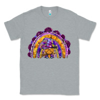 Heather Grey witchy gnome rainbow Classic Tee - BundleAndBundleShop
